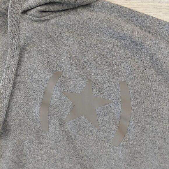 Vintage 90s Banana Republic Hoodie Sweatshirt Gray Mens XL Y2K‎ 100% Cotton - Picture 2 of 7